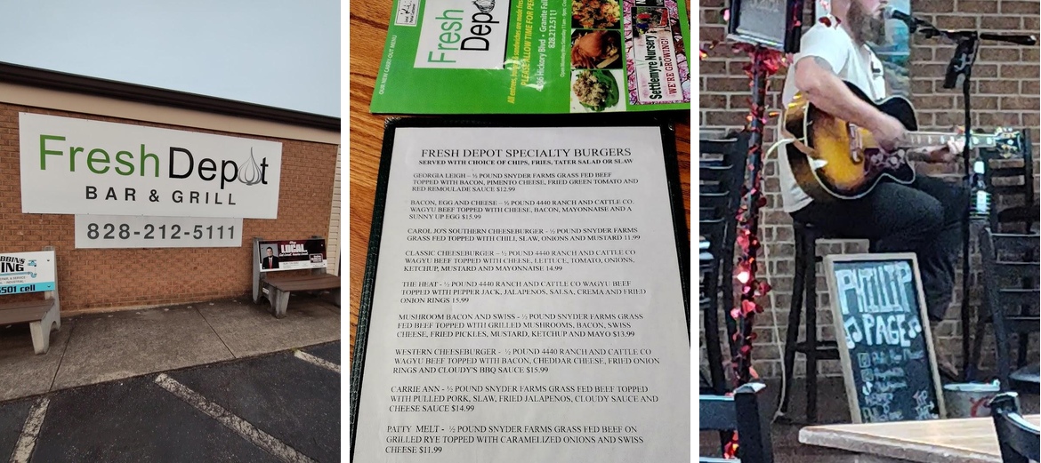 Fresh Depot Menu